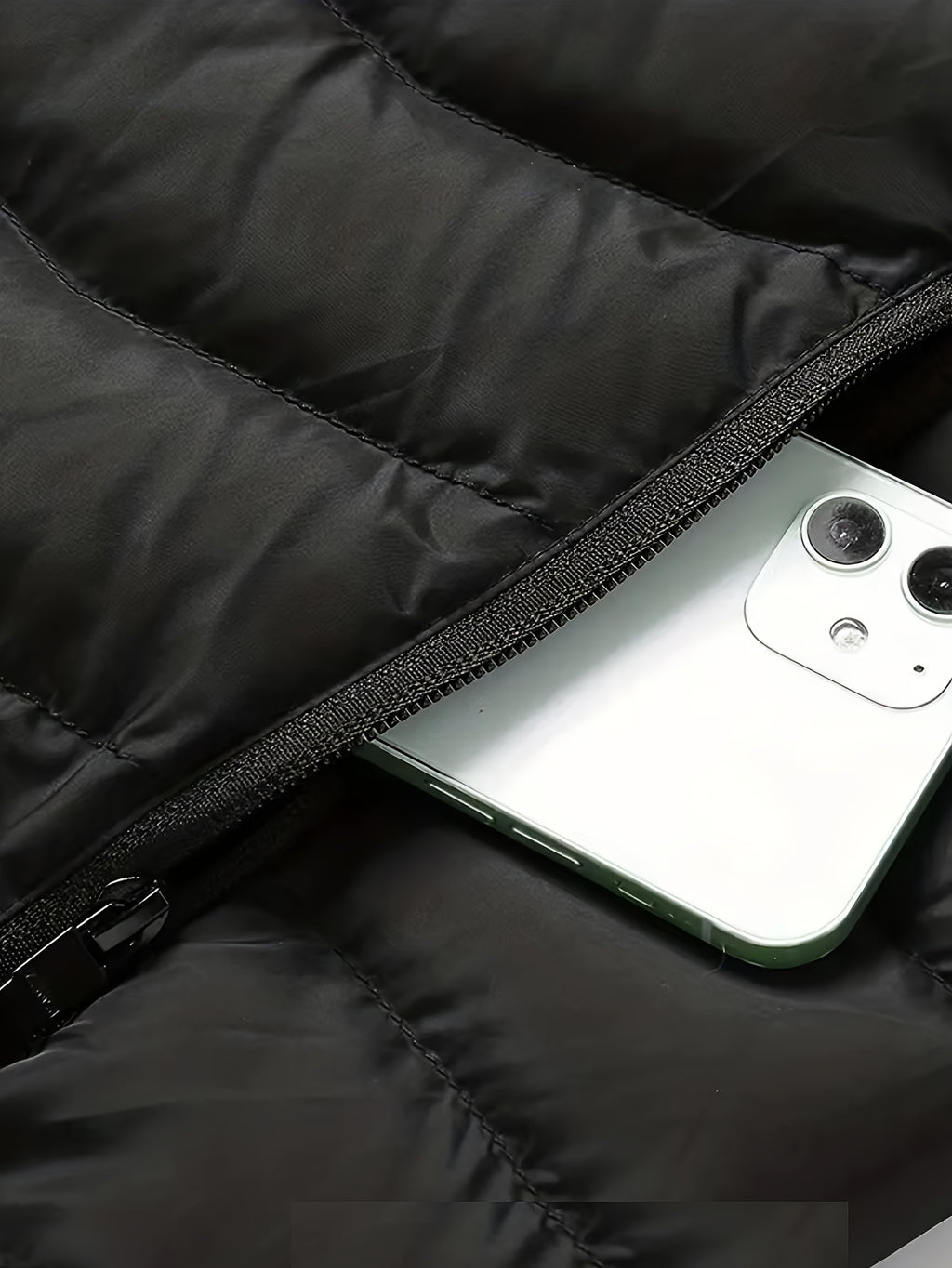 Men’s 17-Zone Heated Jacket – Dual Control USB Electric Winter Coat by Pearson Select