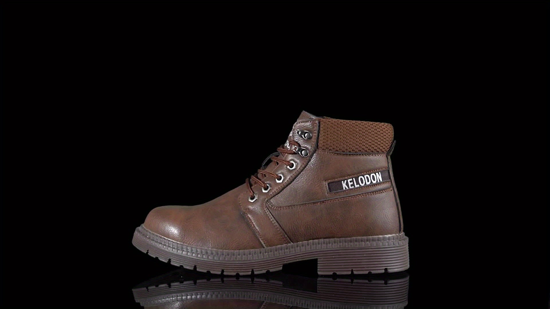 Men’s Heavy Duty Steel Toe Work Boots – 6 Inch Slip-Resistant Industrial Outdoor Shoes | All-Terrain Rubber Sole | Cushioned Arch Support | All Season Construction Safety Boots