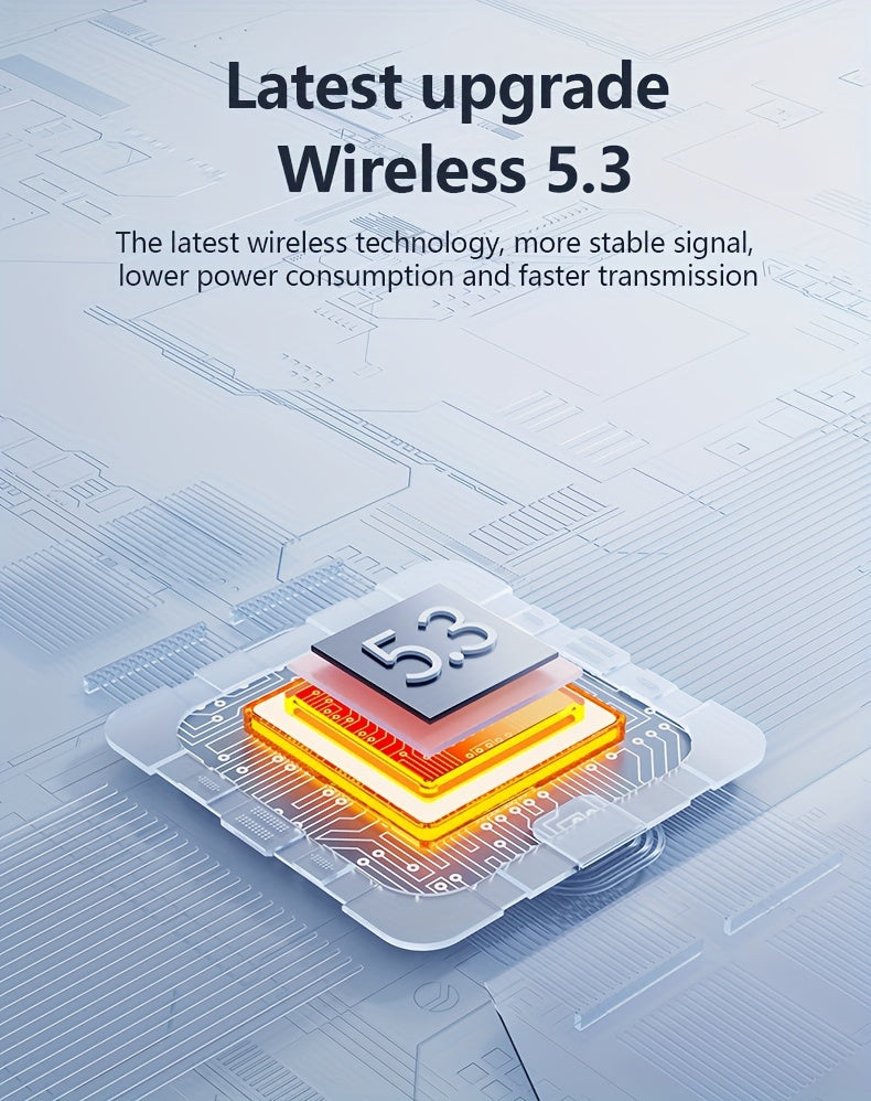 Wireless Touch Control Bluetooth Earbuds – 200mAh Rechargeable Semi-Open Earphones | Type-C Fast Charging | Clear Microphone | Lightweight Daily Use Headset