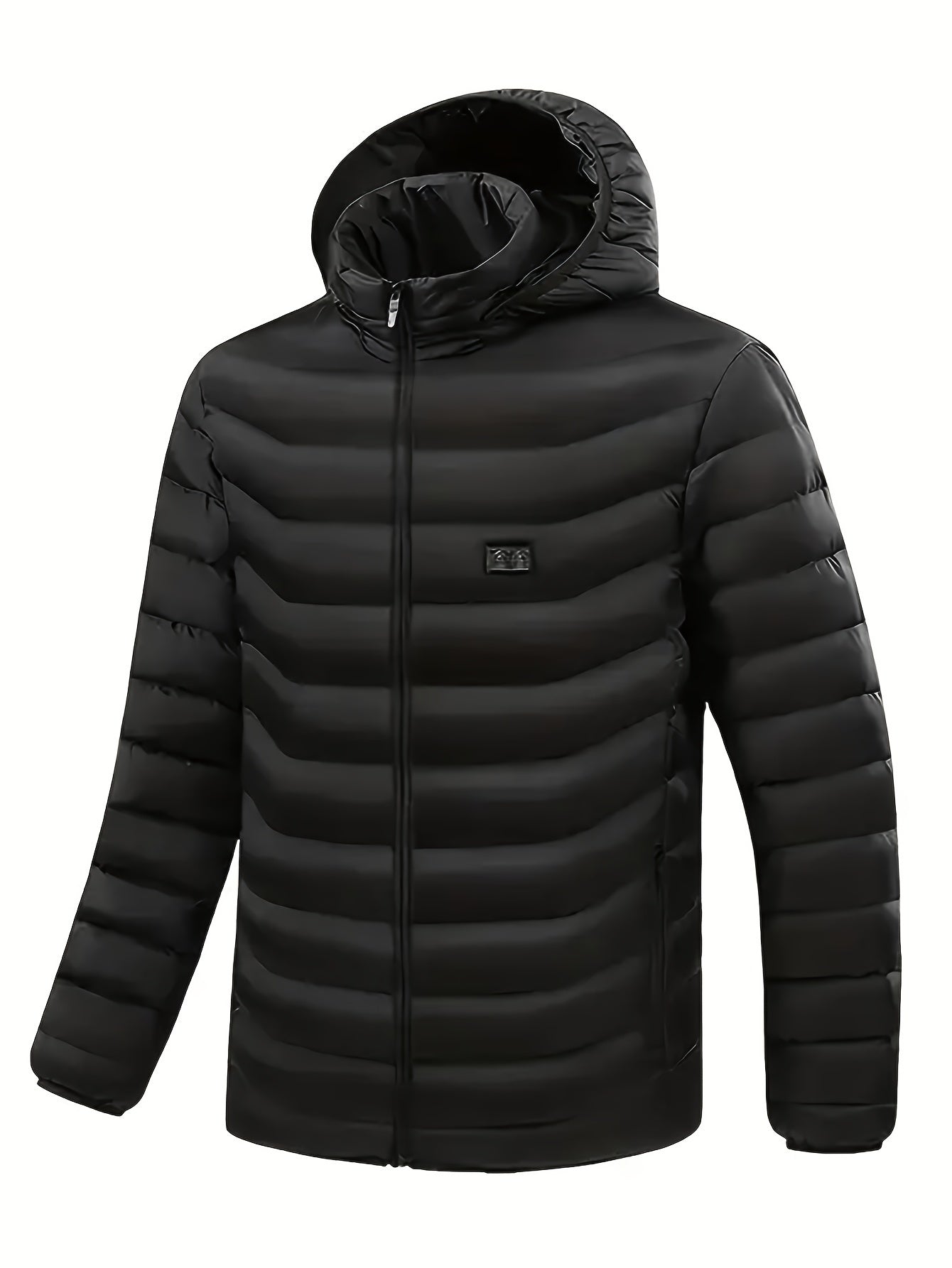 Men’s 17-Zone Heated Jacket – Dual Control USB Electric Winter Coat by Pearson Select
