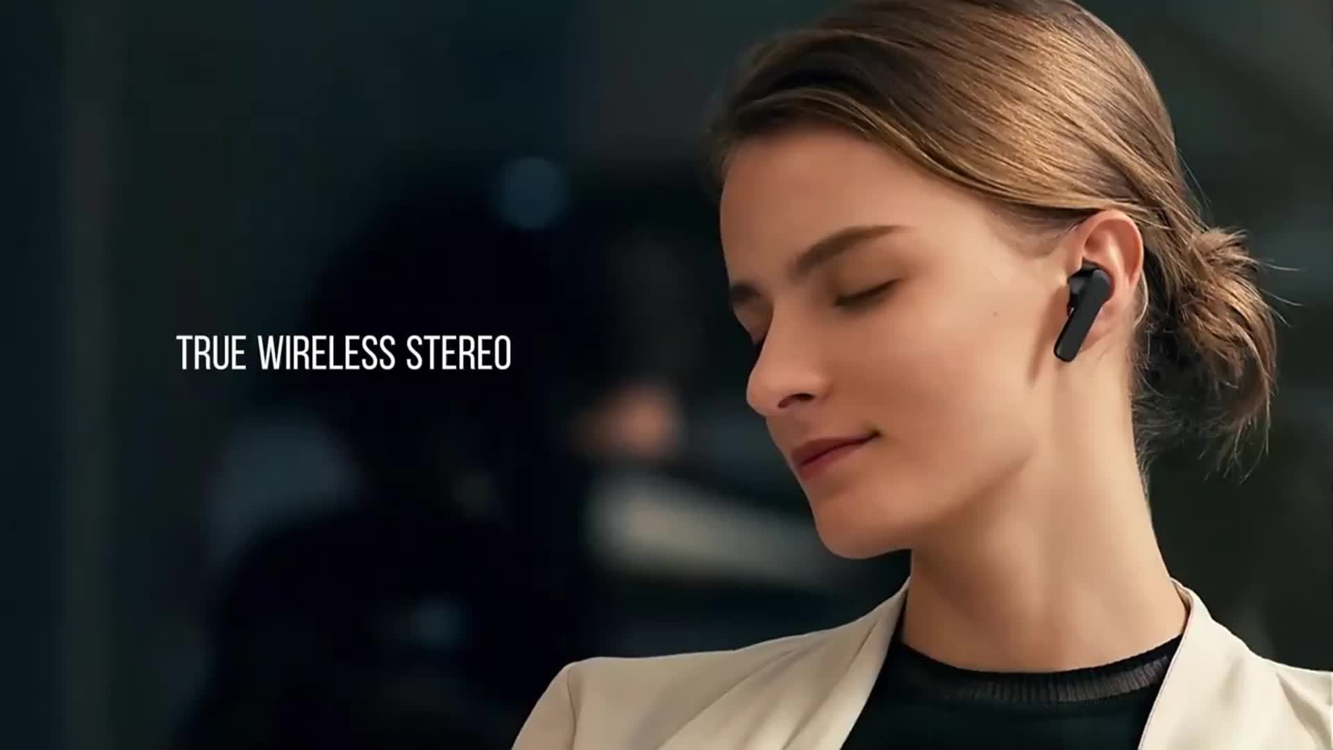 Wireless Touch Control Bluetooth Earbuds – 200mAh Rechargeable Semi-Open Earphones | Type-C Fast Charging | Clear Microphone | Lightweight Daily Use Headset