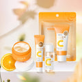 LAIKOU Vitamin C Travel Skincare Kit – 4-in-1 Moisturizing & Brightening Facial Care Set