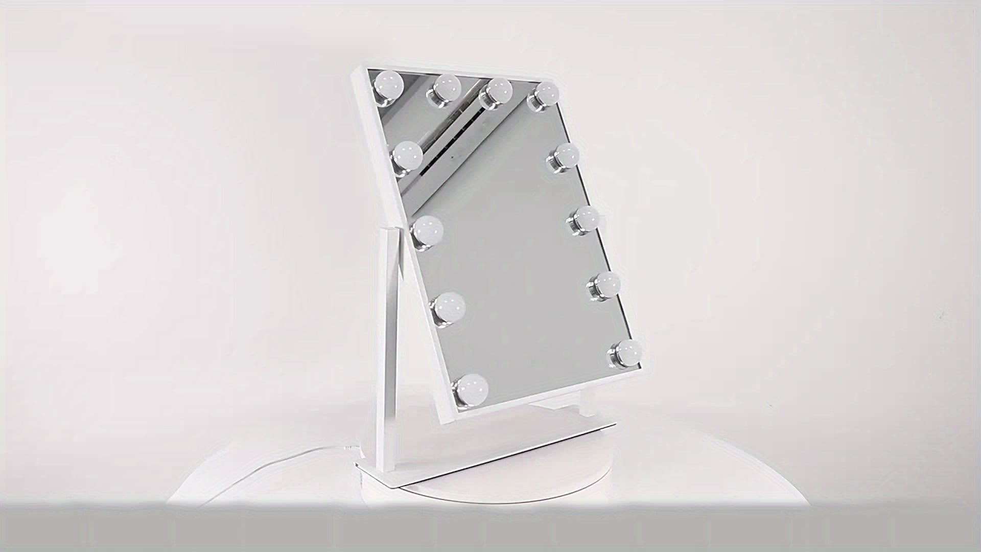 Princess Vanity Mirror - LED Animal Theme Makeup Mirror – USB Powered Luminous Vanity Table Mirror with Soft Lighting | Portable Makeup & Skincare Mirror | Modern Desktop Beauty Mirror