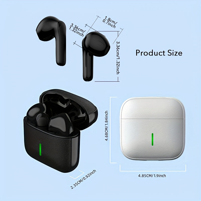 Wireless Earbuds – Long Battery Life, Clear Call Sound, Touch Control, Type-C Charging