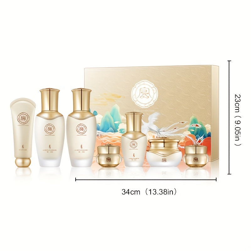 Luxurious 7-Piece White Truffle Skincare Set For Women - Includes Cleanser, Toner, Moisturizer, Serum, Nourishing Cream, Eye Cream & Balm - Perfect Gift For Birthdays, Valentine'S, Mother'S Day | Hypoallergenic, Suitable For